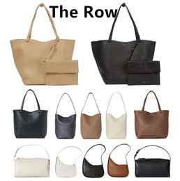 1 Designer Shoulder Bag The Row Park The Tote Womens Half Moon Armpit Bucket Bag Luxurys Handbag Shop Lunch Box Mommy Bags Man Leather Crossbody Clutch Travel 6789