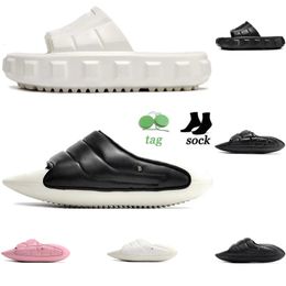 B-IT Designer Sandals For Mens Womens Slippers Leather Platform shoes Ari-rubber Black White Embossed Pink Oreo Flats Slides emboss Sandale sliders Size 36-45