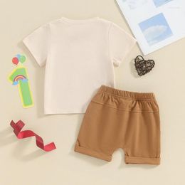 Clothing Sets Baby Boy First Birthday Outfit The Big One Short Sleeve T-Shirt Tops Shorts Set Summer Year Old Clothes