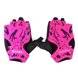 Cycling Gloves Boodun Womens Cycling Bike Half Finger Anti-slip Breathable mtb Bicycle Gloves guantes ciclismo Gel Pad motorcycle gloves luva 240322