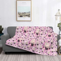 Blankets Junko Enoshima Danganronpa Blanket Flannel Decoration Portable Lightweight Thin Throw For Sofa Outdoor Bedding Throws