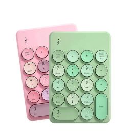 Keyboards Mofii 2.4G/bluetooth Number pad 18Keys Numeric keypad Mini numpad Colourful Design Candy keyboard for tablet Laptop Notebook