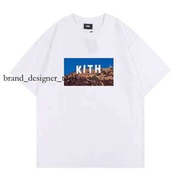 Designer Kith Brand T Shirts Tom Jerry T Shirt Men Tops Women Casual Short Sleeves SESAME STREET Tee Vintage Fashion Clothes Tees Outwear Kiths Short US Size 7714
