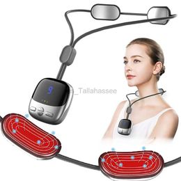 Massaging Neck Pillowws Smart Hanging Neck Massager EMS Muscle Massager Portable Hot Compress Neck and Cervical Spine Massager SPA Relaxation Treatment 240322