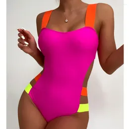 Women's Swimwear Sexy Bandage Bikini Cut Out One-piece Swimsuit Y2K Women Beach Bathing Suits Brazilian Bikinis Sets Mujer 2024 Monokini