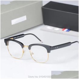 Fashion Sunglasses Frames York Brand Thom Eyeglasses Men Women Tb016 Optical Vintage Spectacle Retro Glasses Frame Reading Eyewear Oco Otaed