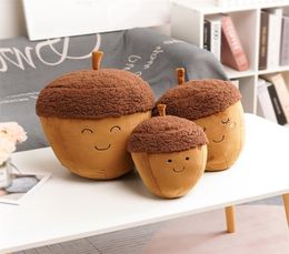 Lovely Acorn Shape Throw Pillow Kids Room Decorative Nuts Family Cushion Chestnut Egg Soft Pillow Sofa Cushions 2205071492112