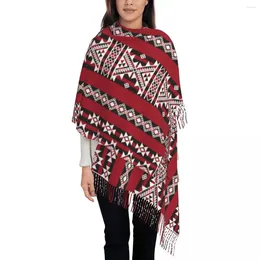 Scarves Customised Print Kabyle Carpet Geometric Art Scarf Men Women Winter Fall Warm Amazigh Berber Ornament Shawls Wraps