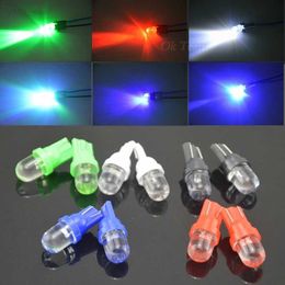 Other Car Lights 10 pieces/batch universal T10 LED W5W 158 168 194 501 12V automotive LED side dashboard wedge light bulb available in 5 colorsL204