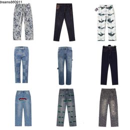 Designer Jeans Fashion Luxury Patchwork Denim Street Womens Letter Leisure Straight-leg Unisex Pants Hip Hop Skinny Straight Colourful {category}