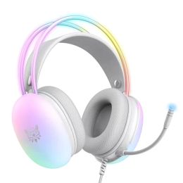 Gaming Headset with Microphone RGB for Pc, Xbox One Series X/s, Ps4, Ps5, gaming headphones with mic Girl wired game Headphone