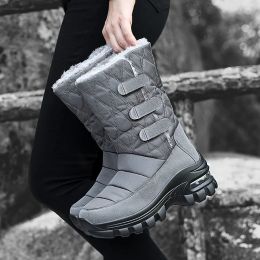 Boots Women High Top Outdoor Snow Boots Comfortable Soft Snow Boots Warm & Waterproof Thermal Insulated Snow Shoes