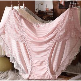 Women's Panties Lace Boyshort Women Floral Underwear XL-5XL Girls Sexy Ladies Underpants Lingerie Large Size