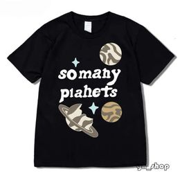 Men's T-Shirts Broken Planet Market So Many Planets T-Shirt Streetwear Harajuku T-Shirt Plus Size Summer Short Sleeve T-Shirt Loose Cotton Tops 8389