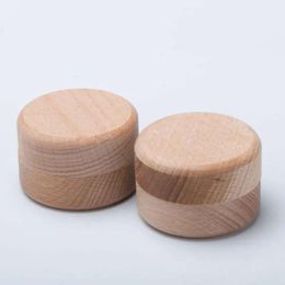 Стильное деревянное кольцо в стиле ретро, круглая коробка для ювелирных изделий, сережек и коробок для хранения es