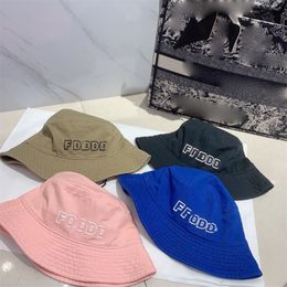 Designer bucket hat Fe7001 hundred casquette beach hats pork summer sea side Trendy Fisherman's Cap summer outdoor photography