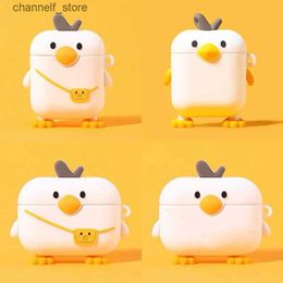 Earphone Accessories For Airpods Pro Case Silicone Duck Cartoon Cover For Wireless Airpods Case Cute Earphone Headphone Case For Airpods ProY240322