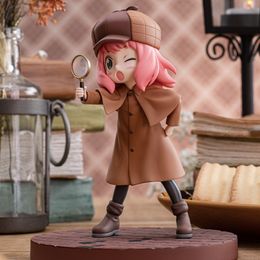 13CM Cartoon Collection Toys ASPY X FAMILY Anya Forgernime PVC Figure With Light kawaii decoration