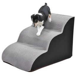 Equipment Foam Dog Sofa Stairs Pet 3 Steps Stairs For Small Dog Cat Ramp Ladder Nonslip Bed Stairs Pet Supplies