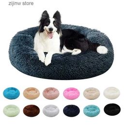 kennels pens Dog bed sofa basket dog bed fun washable detachable dog house luxurious plush outdoor large pet cat bed warm cushion sofa Y240322