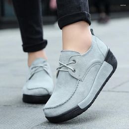 Casual Shoes Fashion Women Flat Spring And Autumn Driving Slip On Rubber Korean Style Nursing Moccasins Platform Loafers