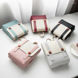 Shoulder Bags Fashion Women's Purses And Handbags PU Cover Lady Small Square Messenger Simple Design Girls Mini Bag