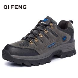 Shoes High Quality Hiking Shoes Large Size ProMountain Outdoor Men Sport Trekking Footwear Women Rock Climbing Athletic Army Green