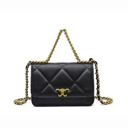 Wholesale Womens Pu Leather Small Square Handbag With Latch Chain Shoulder Trendy Fashion Durable