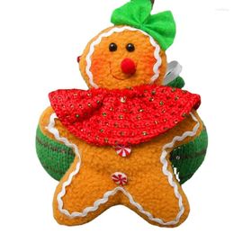 Christmas Decorations Gingerbread Man For Home Ornaments Snowman Chrismas Tree Boy Girl Pendant Decoration Year Noel Decor