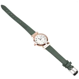 Wristwatches Women Wrist Watch Minimalist Quartz Fashion For Ladies Girls Green