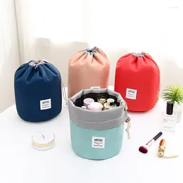 Storage Bags Bag Indoor Washing Multi-Functional Cylinder Large Capacity Layered Waterproof Travel Cosmetic