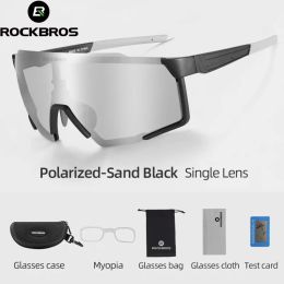 Eyewears Rockbros 2023 NEW Glasses Polarized Photochromic Ultralight Sunglasses Unisex MTB Bike Eyewear Cycling SP22 bike accessories