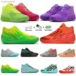 with Shoe Box Ball LaMe 1 20 Men Basketball Shoes Sneaker Black Blast Buzz City Ufo Not From Here Queen City Rick and Rock Ridge Red Trainers Sports Sn