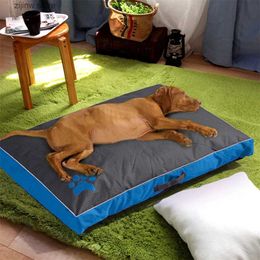 kennels pens Big Dog Bed Big Dog House Sofa Dog House Square Husky Labrador Big Dog Cat House Mattress Y240322