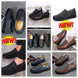 Model Formal Designer GAI Mans Black Shoes Point Toe party banquets suits Mens Business heel designer Breathable Shoe EUR 38-50 soft