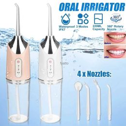 Other Appliances 220ML Oral Rinser USB Rechargeable Sink Portable Dental Spray Sink Teeth Cleaner Large Water Tank with 4 Nozzles H240322UMJL