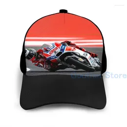 Ball Caps Fashion Jorge Lorenzo Basketball Cap Men Women Graphic Print Black Unisex Adult Hat