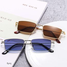 2 Pcs Fashion Luxury Designer 23 New Sunglasses Mens Square Korean Version Trendy Personalized Fashionable Ultra Light Sunglasses High-definition Shading