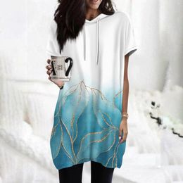 Women's Hoodies Womens Summer Oversized Casual Short Sleeve Shirts Fashion Tunic Tops Loose T For Women