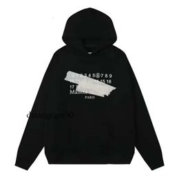 Men's T-shirt Cause and Effect Mm6 Printed Designer Women's Sweatshirt Breathable Cotton Margielas Hoodie Fashion Trend Short Slee 8563 7139