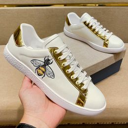 Mens Foguchi Shoes Little Bee White Board High Version Quality Leather Casual Foguchi Womens