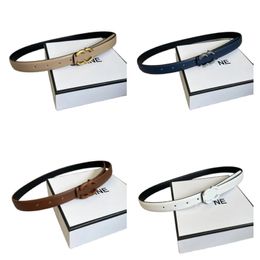 Designer belt smooth needle buckle thin mens belt womens width 2.5cm adjustable outdoor recreation Cintura Uomo Colour autumn fa094 H4