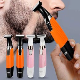 Electric Shavers Electric shaver mens rechargeable beard trimmer waterproof shaver professional shaver beauty machine female shaver blade 240322