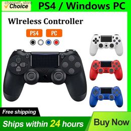 Game Controllers Joysticks Slim Pro Joystick Gamepad Controller Dual Vibration Wireless Bluetooth Joypad for PlayStation 4 Joypad PC/iOS/AndroidY240322