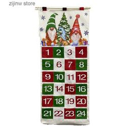 Calendar Christmas Advent Calendar 24 Pockets 24 Day Countdown Y240322