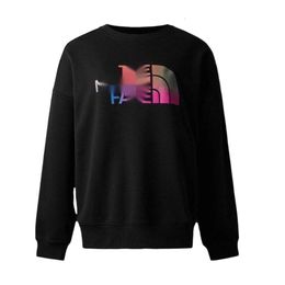 North Sweatshirt Face Designer Original Quality Mens Hoodies Sweatshirts Fashionable Gradient Printed Wearing Loose Pullover