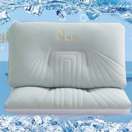 Cooling Pillows Adjustable Orthopaedic Pillows Neck Protection Summer Bedding for Side Back Stomach Sleepers Ergonomic Pillow 1PC 240320