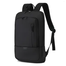 Backpack AUGUR Slim Laptop With 15.6 Inch Sleeve Professional Notebooks Bag Case Men Fit Travel/Business/Work