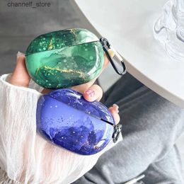 Earphone Accessories fundas For Beats Studio Buds Cases Luxury colorful Marble case earphone charging box for beats studiobuds cover hearphone boxY240322