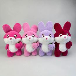 2024 Wholesale Cute 4-color Strawberry Rabbit Plush Toy Children's Game Playmate Holiday Gift Claw Hine Prizes